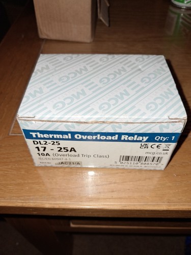 Mcg dl2 thermal overload - mcg, dl2-25